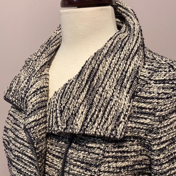 Maurice’s Moto Jacket sz. M chunky knit - Picture 2 of 7